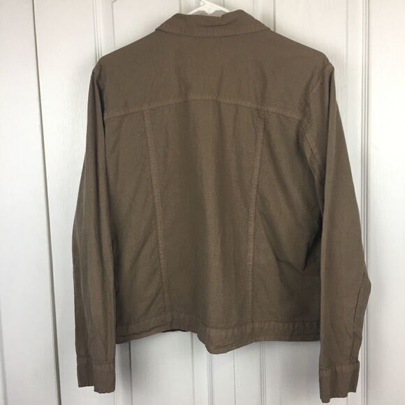 Pappagallo Khaki Shirt Jacket - Picture 3 of 3